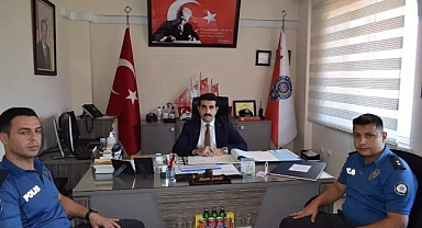Kaymakam Eser’den İlçe Emniyet Amirliği'ne ziyaret