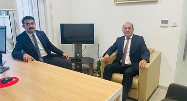 Kaymakam Eser’den Ziraat Bankası Müdürü’ne ziyaret