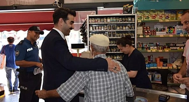 Kaymakam Eser, esnafı ziyaret etti