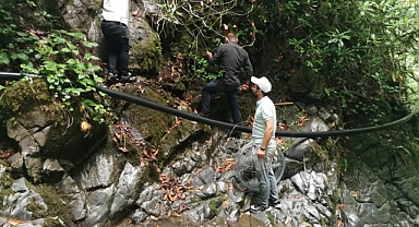 Kumluca Belediyesi’ne ait Su İshale Etti Onarıldı.