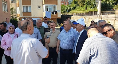 Milletvekili Aldatmaz, Asfalt çalışmalarını inceledi