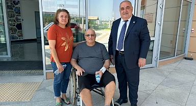 Milletvekili Aldatmaz'dan, hastanede tedavi gören Tekin'e ziyaret