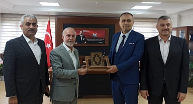 Müftü Keskin’den Emniyet Müdürü Ünsal Hayal’e ziyaret