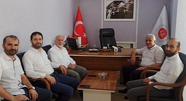 Müftü Keskin’den Müftü Rıdvan Karataş’a ziyaret