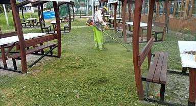 Parklarda bakım çalışmaları devam ediyor