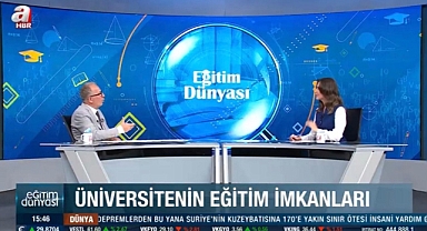 Rektör Uzun, öğrenci odaklı eğitim stratejisini anlattı