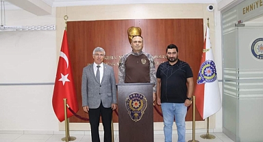 Sayın'dan Emniyet Müdürüne ziyaret