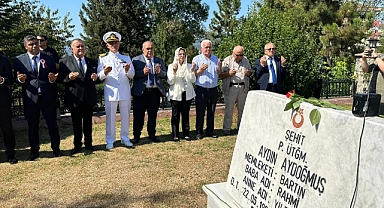 Şehitlik ziyaret edildi