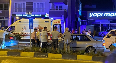 Trafik Kazası ! Motorsiklet Sürücüsü Yaralı