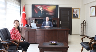 Ulus İlçe Tarım Müdüründen Kaymakam Kılıç’a ziyaret