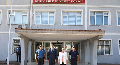 Vali Arslan'dan Kaymakam Vekili Eser'e ziyaret