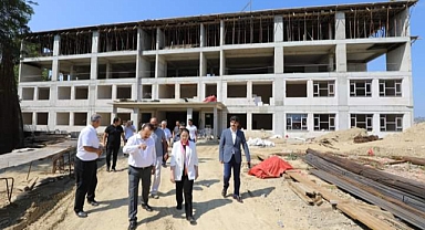 Vali Arslan inşaat çalışmalarını yerinde inceledi
