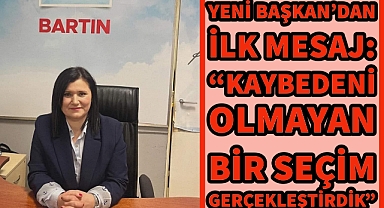 Yeni Başkan’dan ilk mesaj!