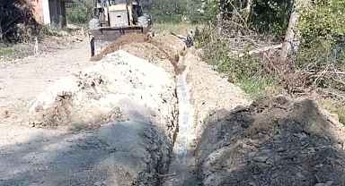 Yeni yerleşim alanları için su hattı çalışması yapılıyor