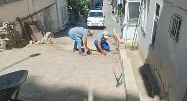 Yol düzenleme ve bordur çalışması gerçekleştirildi