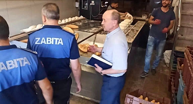 Zabıta Ekiplerinden Ekmek gramajı ve Hijyen denetimi