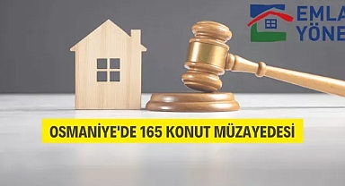 165 adet konut satışa çıkarıldı