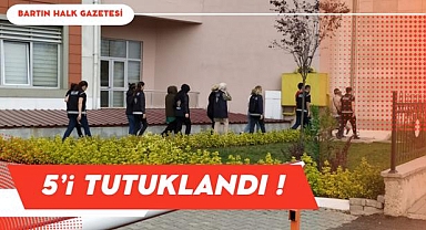 5'i tutuklu 3'ü serbest!