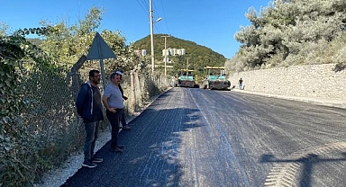 Amasra Ahatlar asfaltlama çalışması devam ediyor