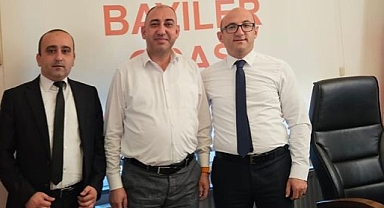 Banka Müdürü'nden Barış Özkan'a ziyaret