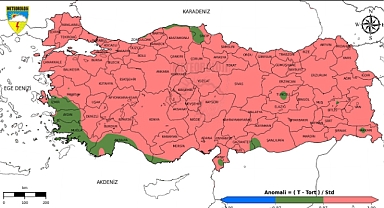 Bartın'da Ağustos ayı sıcaklığı zirve yaptı