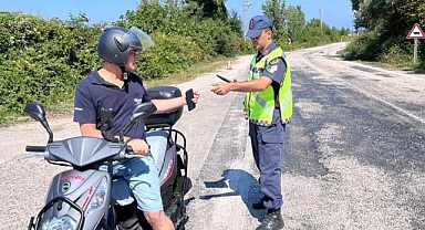 Bartın’da Motosiklet sürücüleri denetlendi