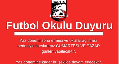 Bartın Gençlerbirliği kış futbol okuluna döndü