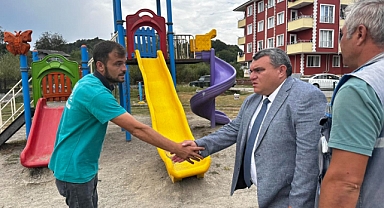 Belediye’den parklara bakım onarım yapıldı