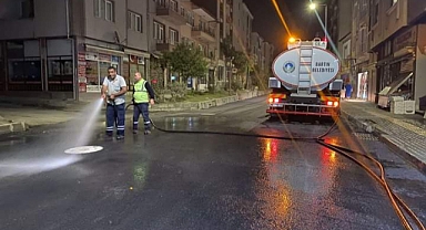 Çalışmaların tamamlandığı noktalarda temizlik yapıldı