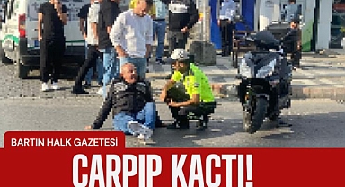 Çarpıp kaçtı!
