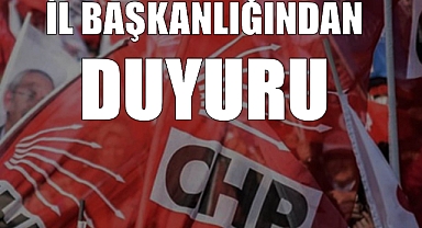 CHP Bartın İl Başkanlığı paylaştı… 13 Ekim 2023