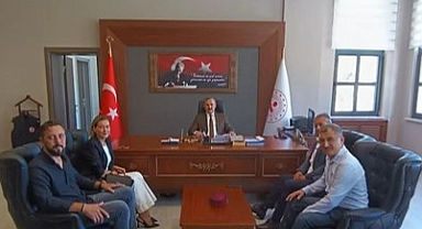 CHP İlçe teşkilatından Kaymakam Perçi’ye ziyaret