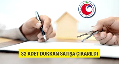 Eğirdir Belediye Başkanlığı 32 adet dükkanı satacak