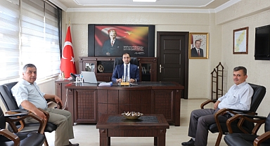 Encümen muhtarından ziyaret