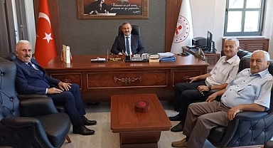 Esnaf Odası’ndan Kaymakam Perçi’ye ziyaret