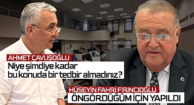 FIRINCIOĞLU ‘’ ÖNGÖRDÜĞÜM İÇİN YAPILDI’’