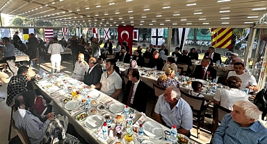 Gaziler onuruna yemek verildi