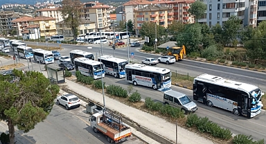 Halk Otobüsünü sünnet arabası yaptılar 