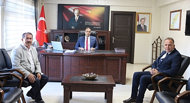 İki belediye başkanını bir araya getiren ziyaret!