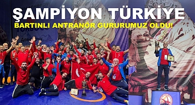 İşitme engelli güreşçilerimiz madalyaları süpürdü