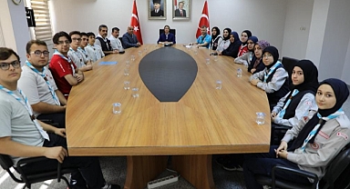 İzciler ‘den Vali Arslan'a ziyaret