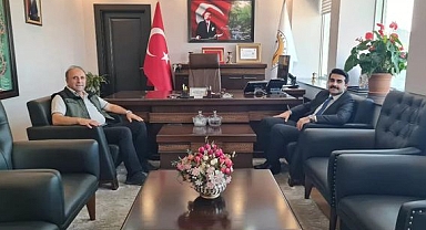 Kaymakam’dan Bayraktaroğlu’na ziyaret