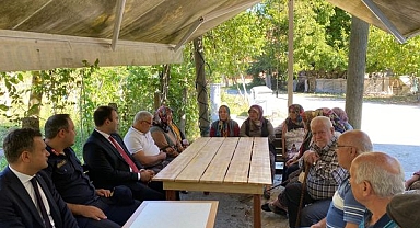 Kaymakam Kadiroğlu, Alıçlı Köyü sakinleri ile buluştu