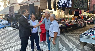 Kaymakam Kadiroğlu esnafı dinledi