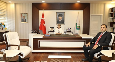 Kaymakam Kadiroğlu’ndan Vali Arslan’a ziyaret