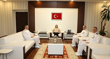 Kuzey Deniz Saha Komutanı'ndan nezaket ziyareti