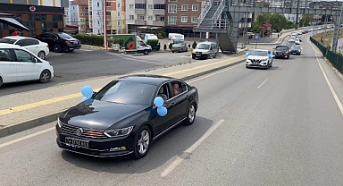 Makam aracı çocuklara sünnet aracı oldu