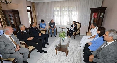 Müftü Keskin’den Gazi ailesi'ne ziyaret