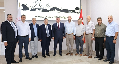 Oda Başkanlarından Milli Eğitim Müdürüne ziyaret