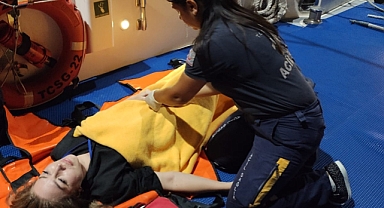 Rus yolcuya ilk müdahale Bartın ekiplerinden